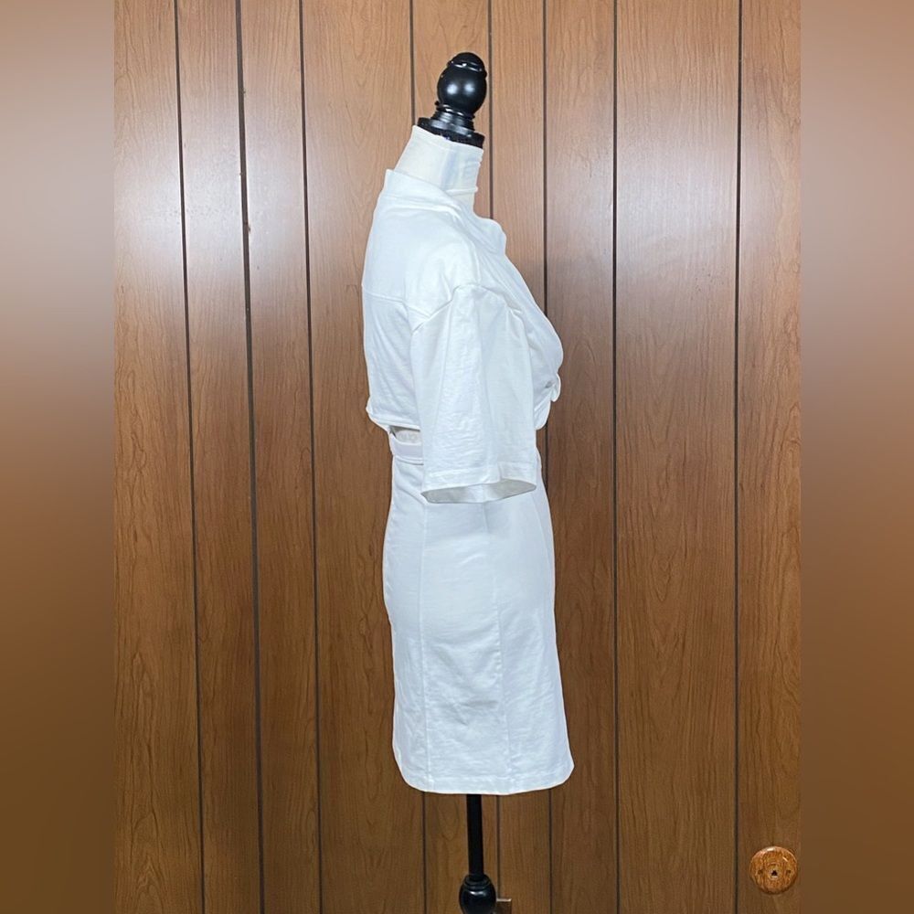 JACQUEMUS White T-Shirt Minidress size XS - Picture 11 of 14
